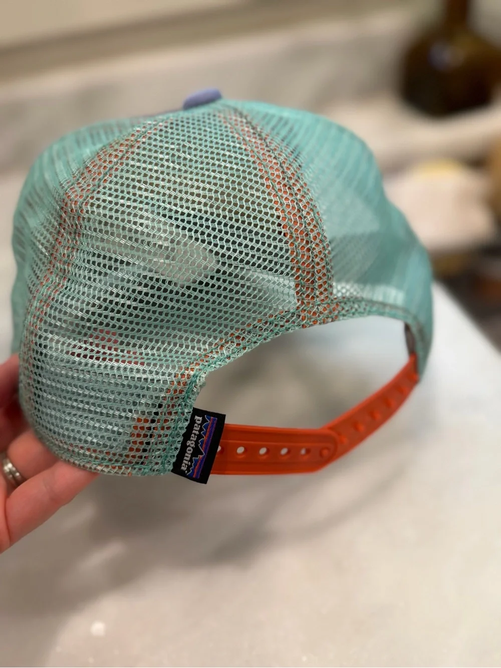 Patagonia Kids Fitz Roy Trucker Hat Youth Snapback Mesh Baseball Cap OS